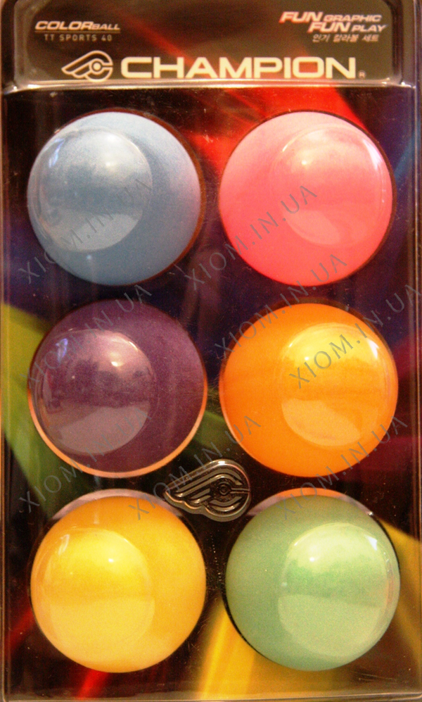 мячи разноцветные настольный теннис настольного тенниса шары xiom champion